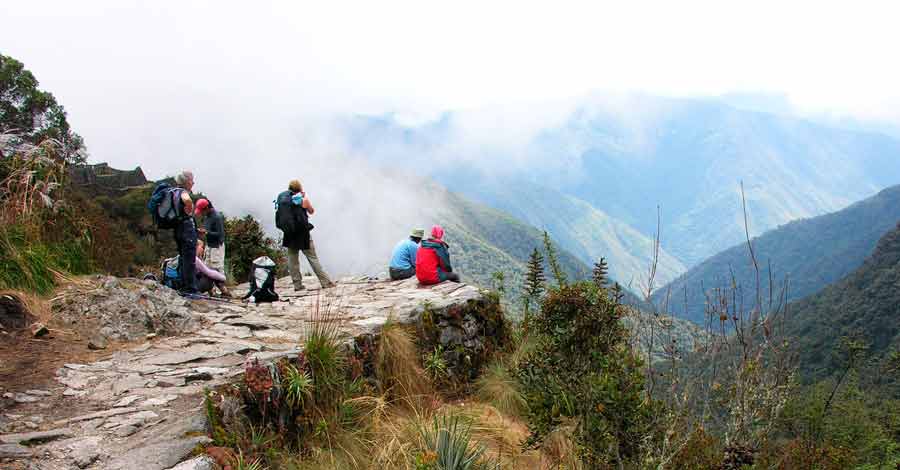 Inca trail to Machu Picchu, Inca stoned path