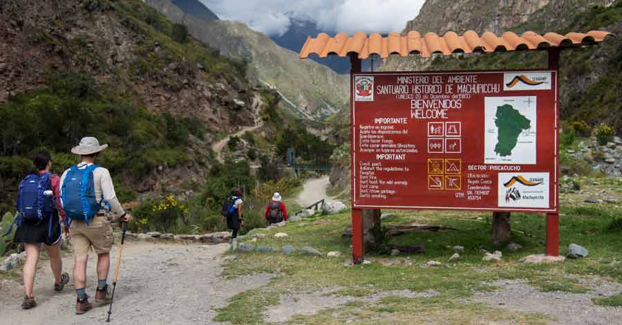 Entrance to Inca Trail, Piscacucho