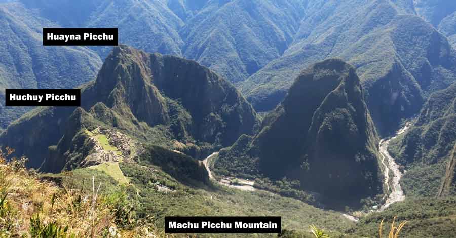 Machu Picchu extra hikes differences: Huayna Picchu, Machu Picchu Mountain, Huchuy Picchu