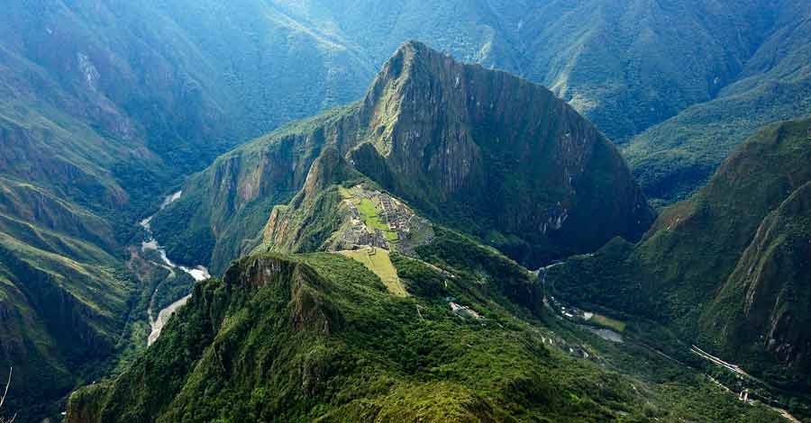 Machu Picchu hike, mountain Machu Picchu view