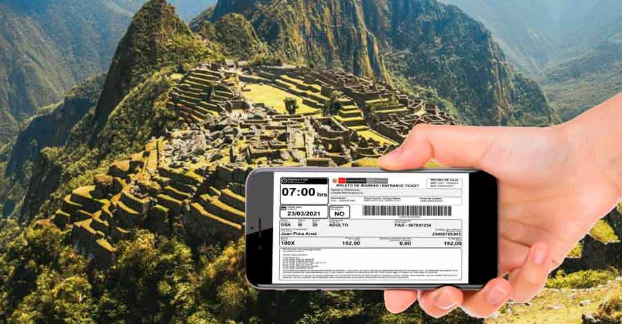 Machu Picchu entrance ticket