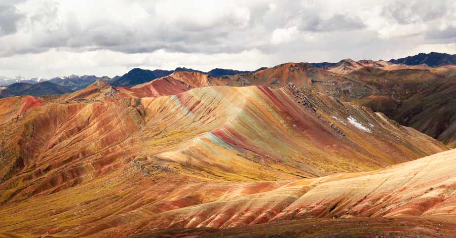 Palccoyo Colorful cordillera Peru, Auri