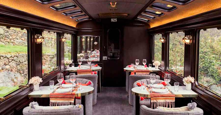 The private, Inca Rail, luxury train