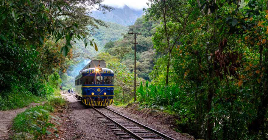 Vistadome train to Machu Picchu