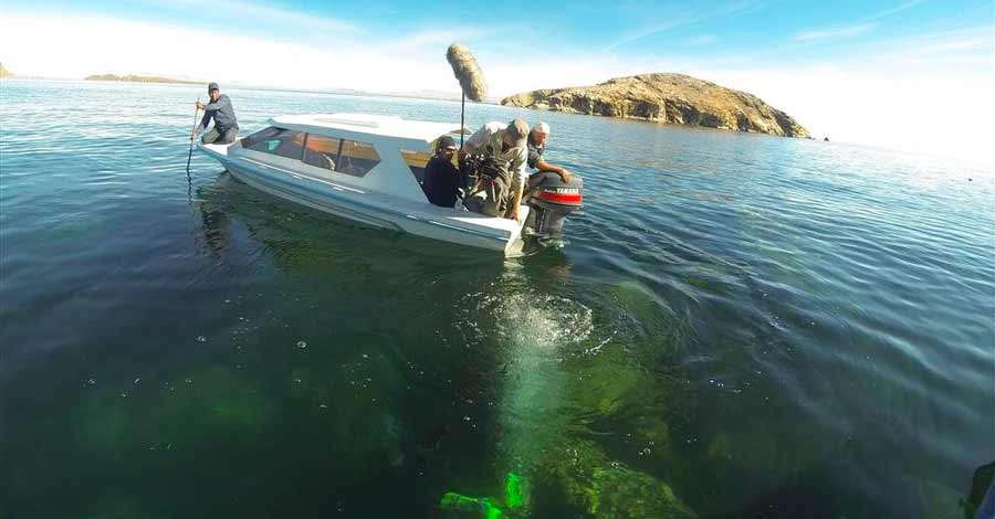 lake titicaca depth, Auri Peru