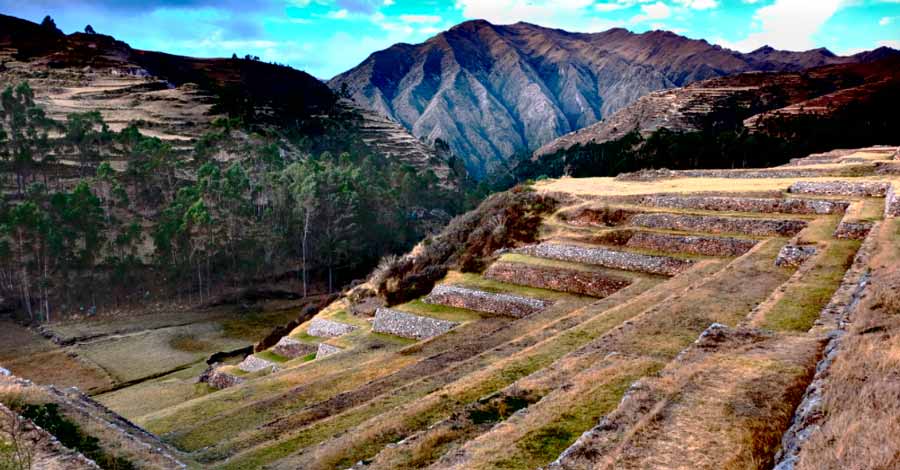 Chinchero Inca terraces, Auri Peru