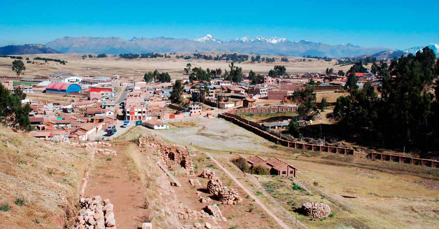 Cusco to Chinchero, panoramic view of Chinchero