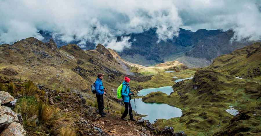 Lares trek through the Andean mountains in Cusco - Auri Peru