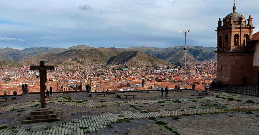 Places to visit in Cusco, San Cristobal viewpoint