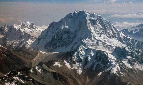 Salkantay Mountain, the sacred Apu protector, brother of Machu Picchu