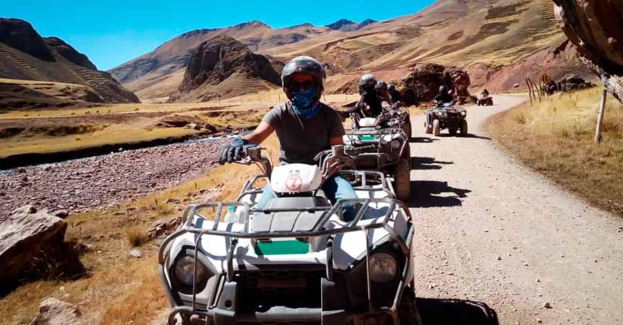 Rainbow Mountain ATV tour in Cusco