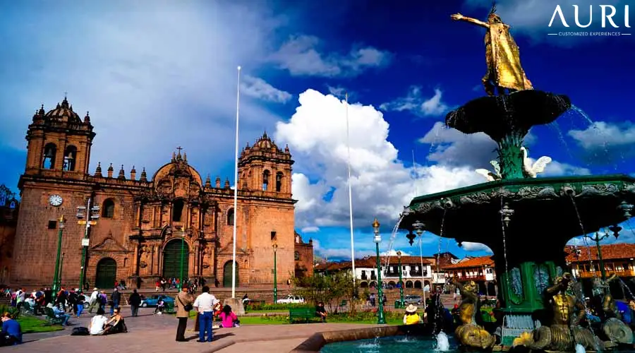 Cusco Main Square during day