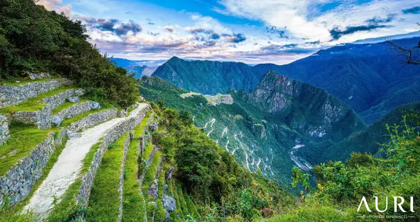 View of Machu Picchu from Inti Punku