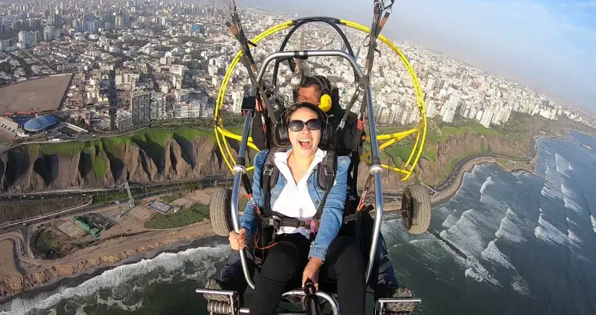 paragliding in lima