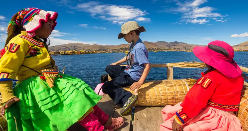 exploring the lake titicaca