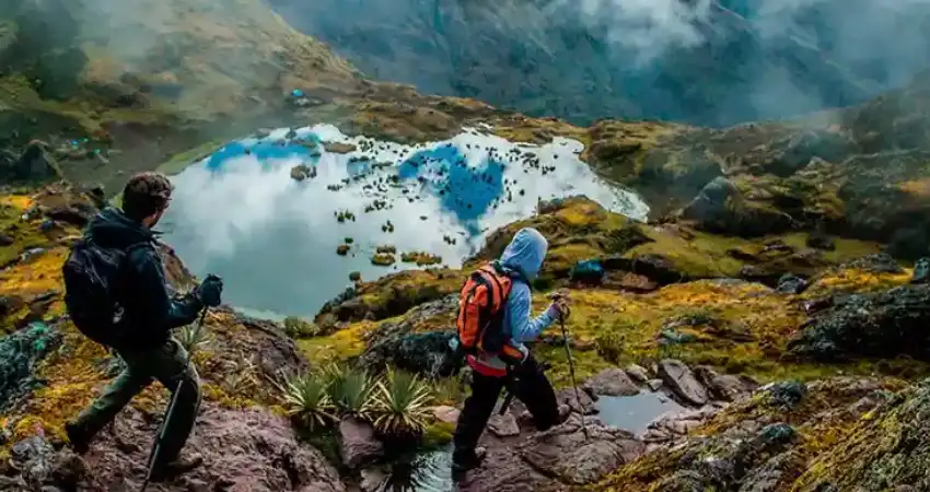 hiking in the andes