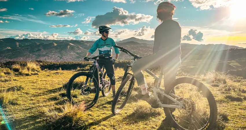 biking in peru huayllarcocha cusco