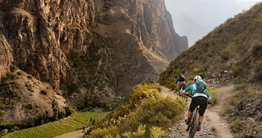 biking in peru huchuy qosqo sacred valley