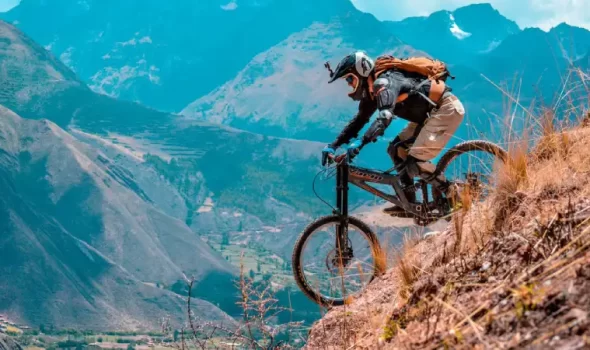 Biking in Peru