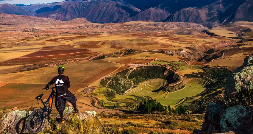 biking in peru moray cusco