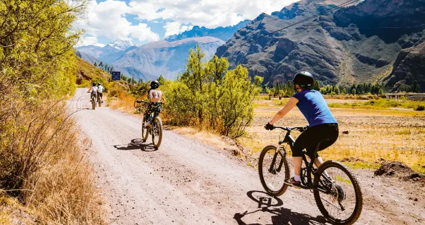 biking in peru sacred valley