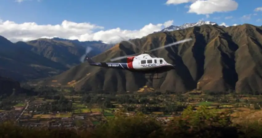 peru helicopter tour sacred valley