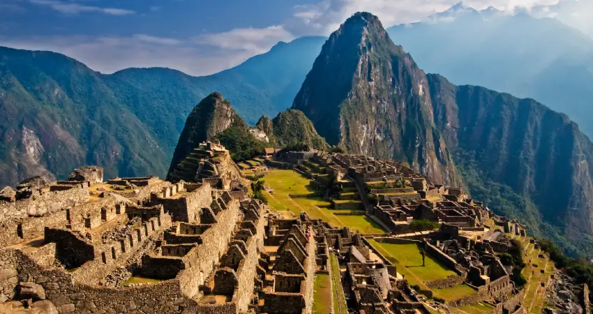 ancient ruins in peru machu picchu