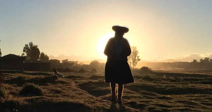 language in peru andean woman