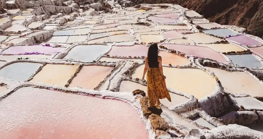 sacred valley Peru map maras salt flats