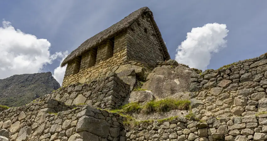 detailed map of machupicchu guardian house