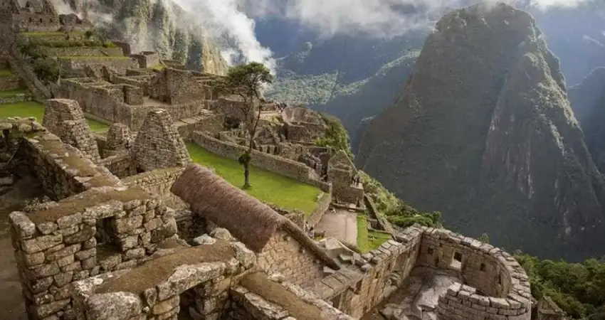 Detailed Map of Machu Picchu