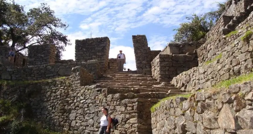 detailed map of machupicchu sun gate