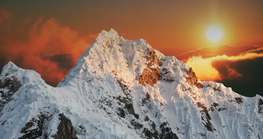 peruvian andes alpamayo