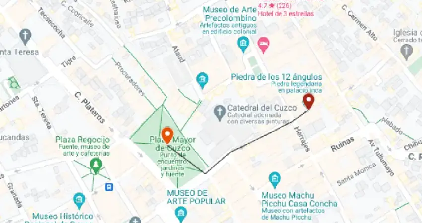 how to get to the 12 angled stone of cusco