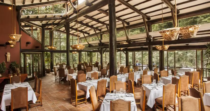 inkaterra machupicchu pueblo hotel dinning