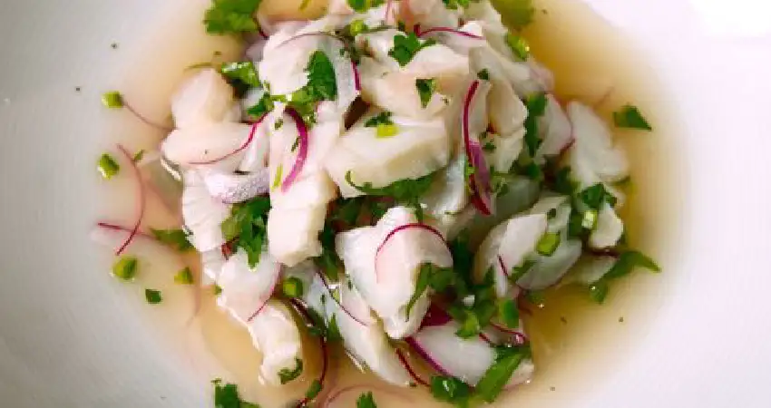 peruvian fusion food ceviche style