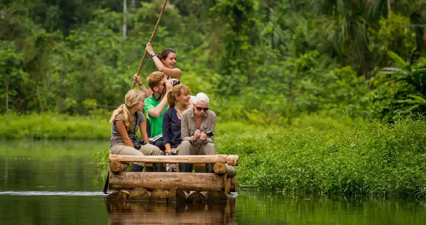 Machu Picchu and the Amazon rainforest