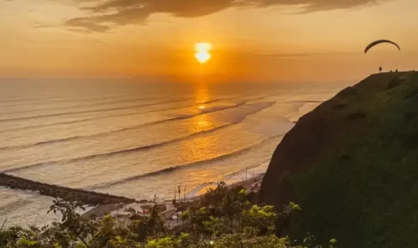 Sunset In Lima Peru: A Dream Landscape