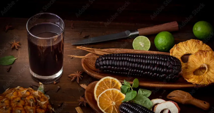 Peru purple corn