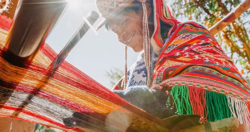 Traditional Weaving in Peru