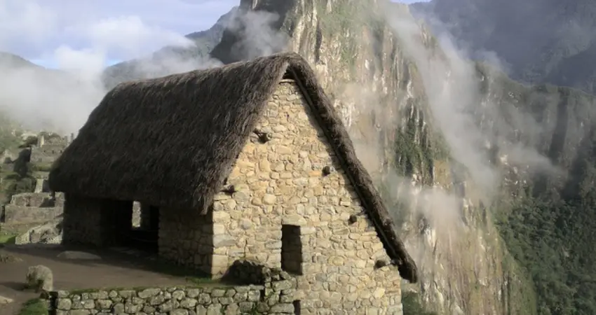 guardian house machu picchu purpuose